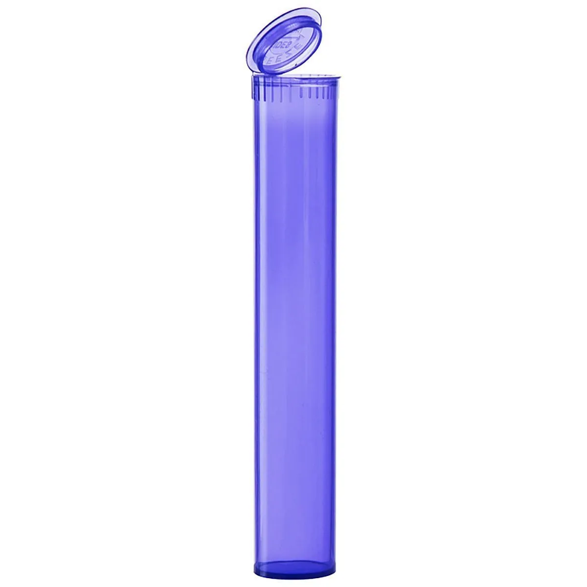 Translucent Squeeze Top Child-Resistant Pre-Roll Tube | 94 mm