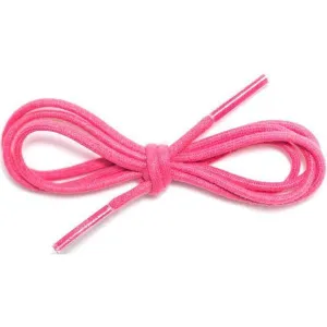 Waxed Cotton Dress Round 1/8" - Pink (12 Pair Pack) Shoelaces