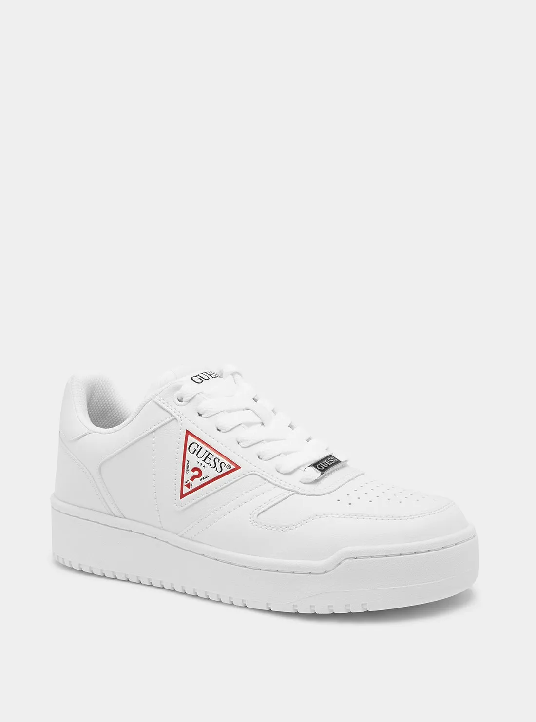 White Aveni Low-Top Sneakers