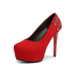 Women Elegent Solid Colored Soft Fashionable High Heel Sandle - WPC16541